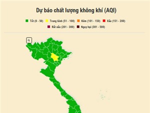 Dự báo chất lượng không khí 2025