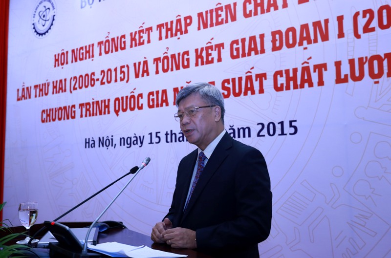 Thứ trưởng Trần Việt Thanh phát biểu tại Hội nghị.