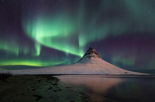 Những dải ánh sáng tuyệt đẹp ở phía Tây Iceland. (Tác giả: Stefan Brenner).