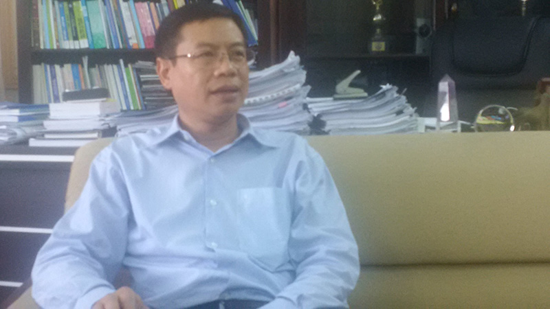 TS. Lê Xuân Định - Cục trưởng Cục Thông tin và CN QG, Phó Trưởng ban tổ chức hội chợ.