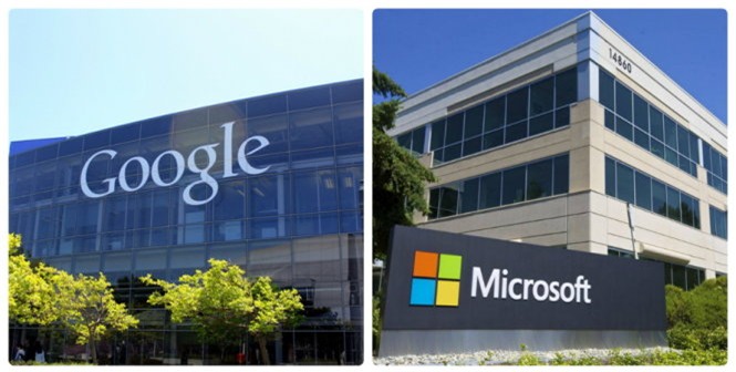 Google và Microsoft tạm ngừng cuộc chiến pháp lý ở Mỹ và Đức - Ảnh: Internet