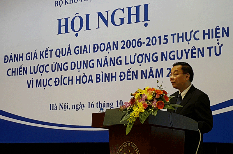 Thứ trưởng Chu Ngọc Anh phát biểu khai mạc hội nghị