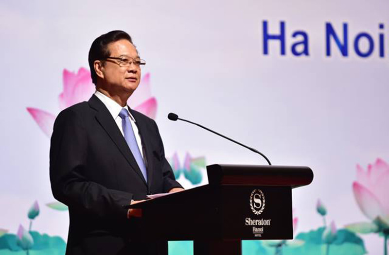 Thủ tướng cho biết: “Việt Nam coi bảo vệ môi trường là nội dung quan trọng trong đổi mới mô hình tăng trưởng theo hướng phát triển xanh".