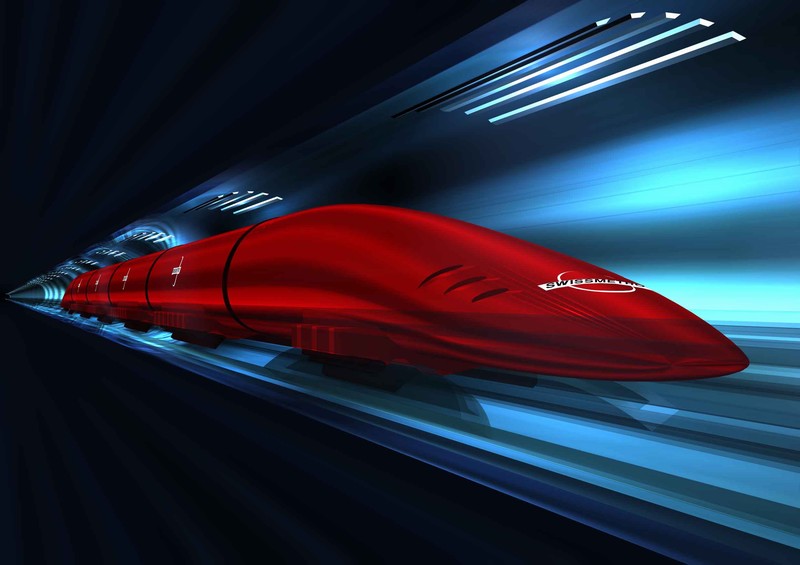 Một ý tưởng thiết kế tàu siêu tốc Hyperloop. Ảnh: Invention