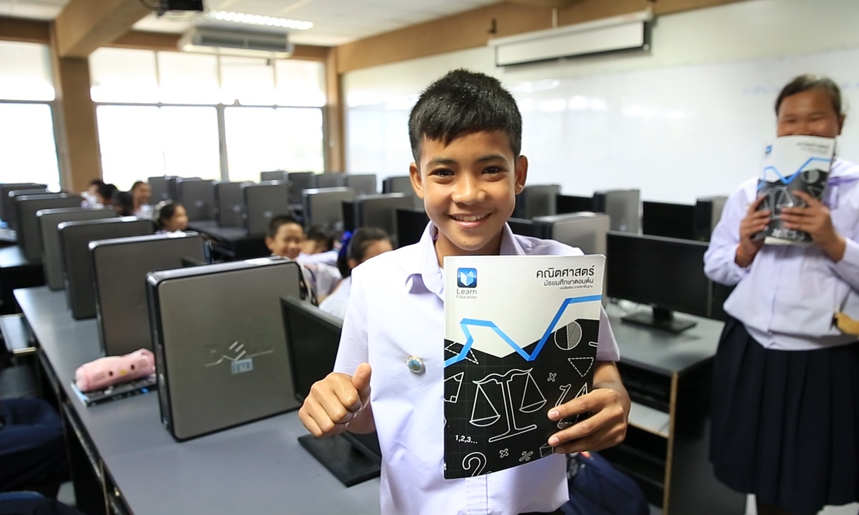 Lớp học áp dụng hệ thống Learn Education ở Thái Lan. Ảnh: Guardian