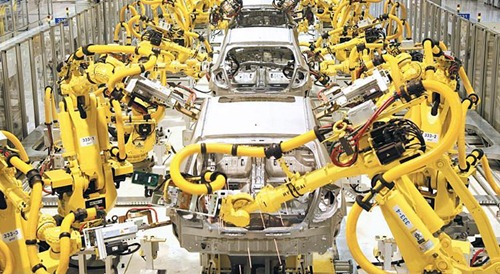 Hàn Quốc dẫn đầu thế giới về robot công nghiệp