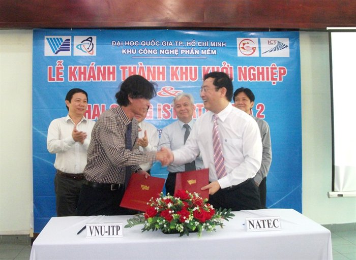 Lễ ký kết hợp tác giữa ITP và Natec.