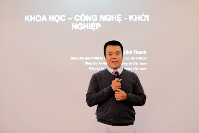Ông Nguyễn Lâm Thanh - Giám đốc Ban KHCN Ban Quản lý khu CNC Hòa Lạc.