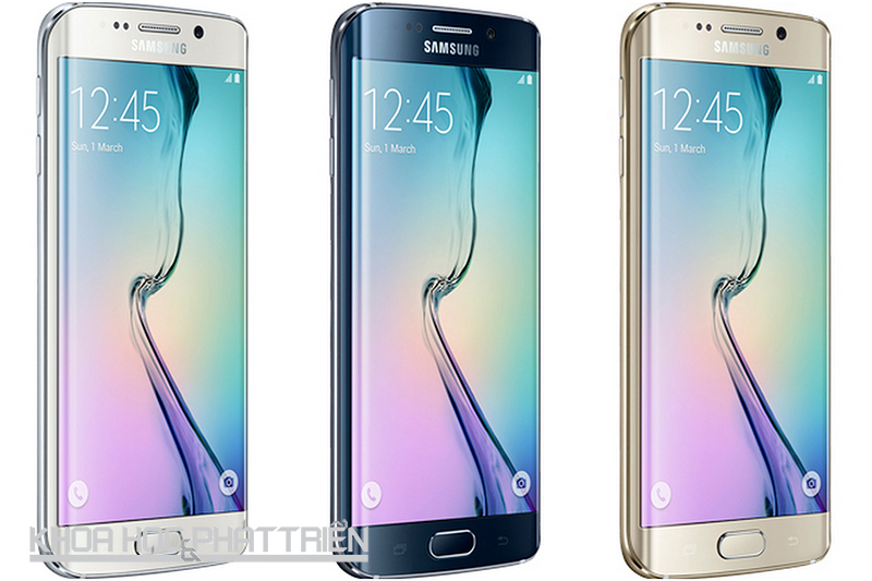 Smartphone Samsung Galaxy S6 Edge. Ảnh: Samsung