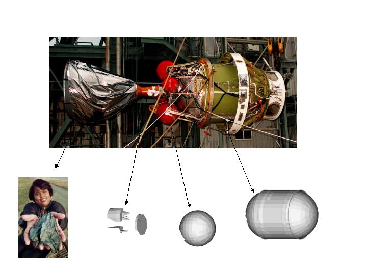  Thực chất tất cả những "vật thể lạ" này đều là một phần của động cơ đẩy của tên lửa vụ trụ. A.K