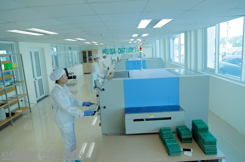  Trung tâm Nghiên cứu chuyển giao công nghệ và Giám định công nghệ của Hà Nội - khu phức hợp về KH&CN lớn nhất cả nước - vừa chính thức đi vào hoạt động tại Khu CNC Hòa Lạc. Ảnh: Loan Lê