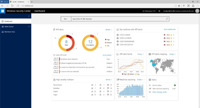 Windows Defender Advanced Threat Protection sẽ gửi thông báo đến khách hàng khi máy tính có dấu hiệu bị hack - Nguồn CNN Money
