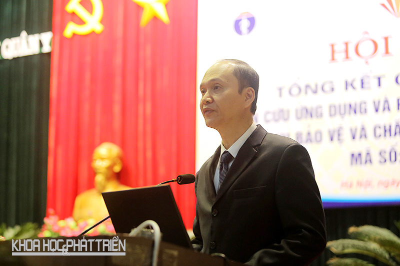 Thứ trưởng Bộ Y tế Lê Quang Cường đánh giá cao về những thành quả mà Chương trình KC.10 đã đạt được. Ảnh: Lê Loan.