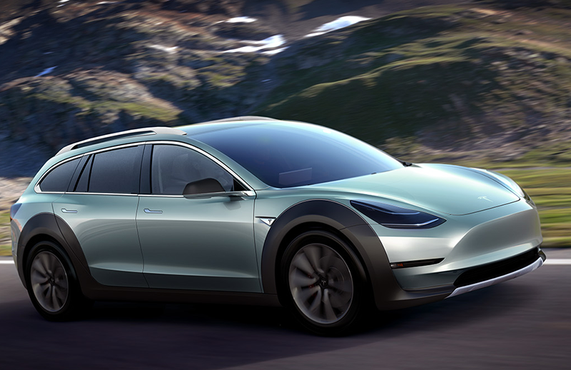 Mẫu xe Model 3 của Tesla vừa ra mắt. 