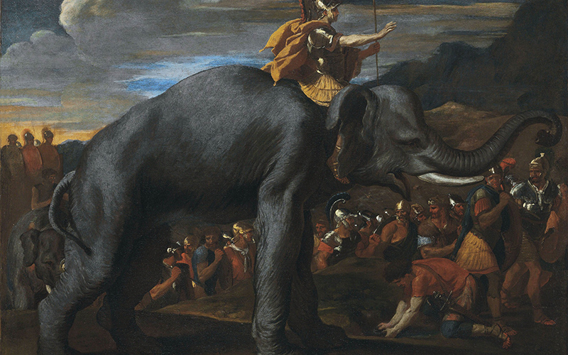 Danh tướng Hannibaltrên hành trình vượt dãy Alps hùng vĩ để tiến vào Italia lập nên kỳ tích trước quân La Mã. Ảnh: Wikipedia