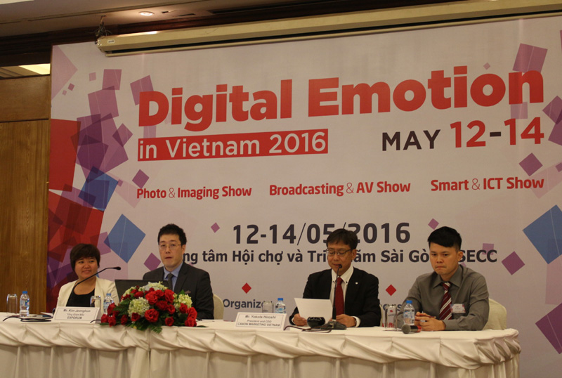 Digital Emotion 2016 sẽ diễn ra từ ngày 12 - 14/5/2016 tại Tp.Hồ Chí Minh