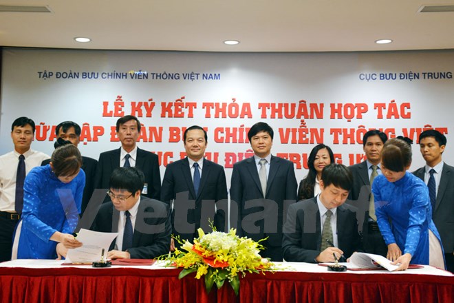 Cục Bưu điện Trung ương và VNPT sẽ hợp tác chặt chẽ trong việc khai thác mạng Truyền số liệu chuyên dùng. (Ảnh: T.H/Vietnam+)