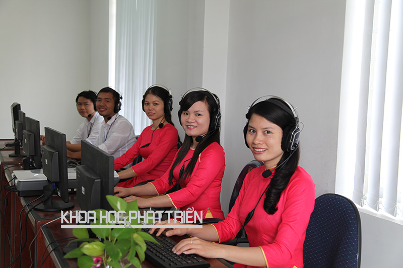 Đội ngũ thực hiện sàn giao dịch công nghệ trực tuyến tỉnh Bà Rịa - Vũng Tàu. Ảnh: NV