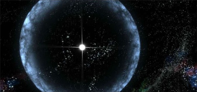 Hình minh họa một ngôi sao neutron đang rung động.