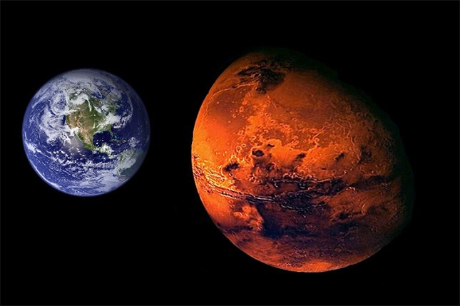 Kết quả hình ảnh cho Sao Hỏa thường được gọi là Hành tinh đỏ