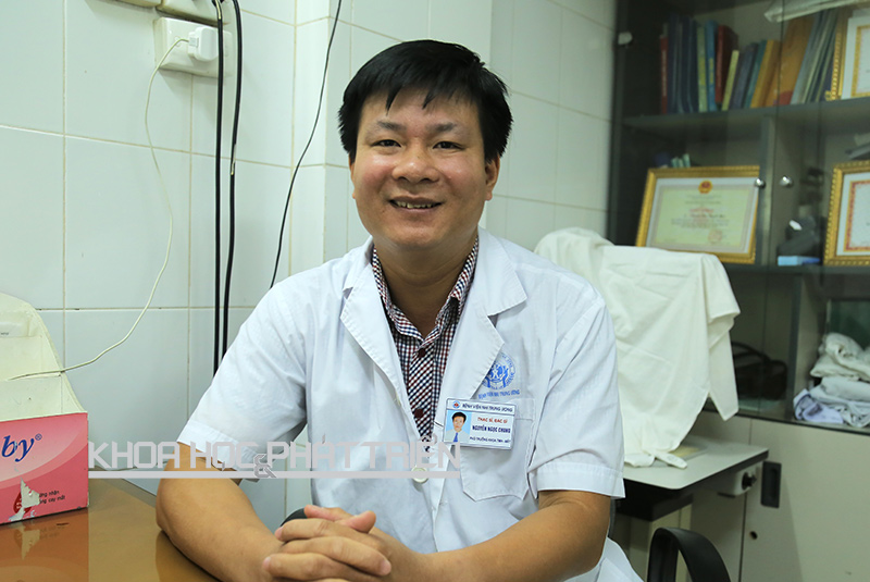 ThS-BS Nguyễn Ngọc Chung - Phó Trưởng khoa Tai - Mũi - Họng - Mắt, Bệnh viện Nhi Trung ương.