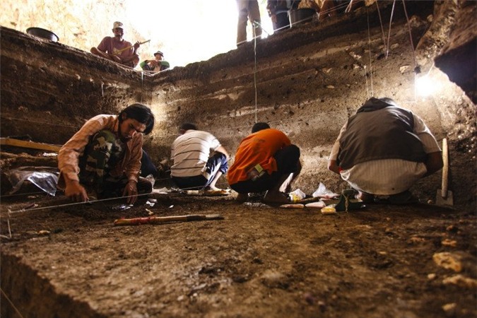 Địa điểm các nhà khảo cổ học tìm thấy hóa thạch.