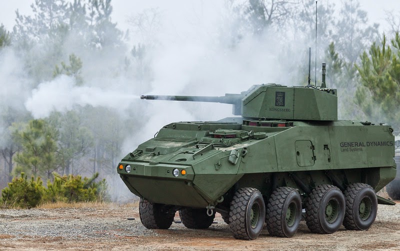 Xe thiết giáp Stryker của General Dynamics đang thử nghiệm pháo 30mm XM813 