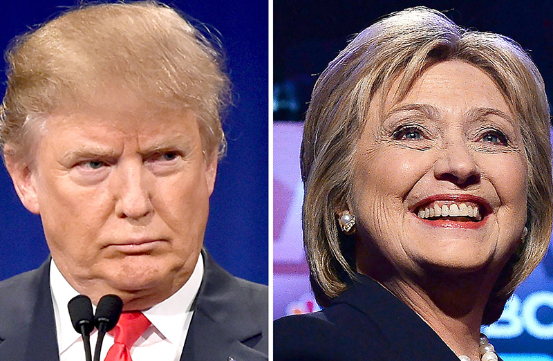 So với đối thủ Trump, bà Clinton đang được cử tri Mỹ xem là có đạo đức hơn. Ảnh: The Guardian