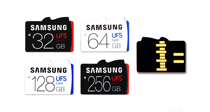 Samsung trở thành nhà sản xuất đầu tiên công bố loạt thẻ nhớ rời chuẩn UFS (Universal Flash Storage)