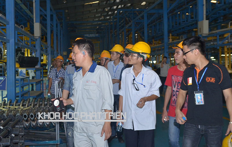 Bên trong Nhà máy ôtô Hyundai Thành Công, Khu công nghiệp Gián Khẩu, tỉnh Ninh Bình. Ảnh: ST