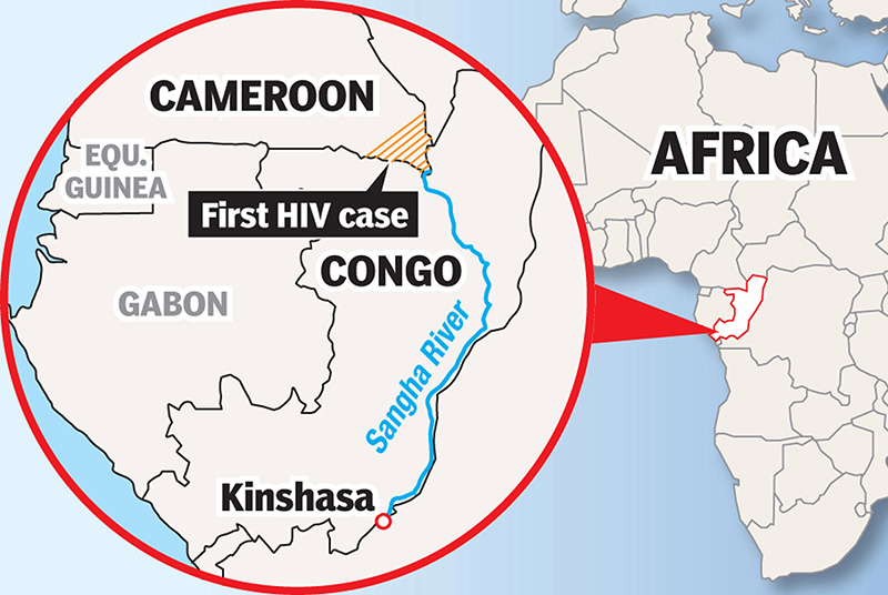 Các chủng virus HIV ở châu Phi đều xuất phát từ Kinshasa - thủ đô Congo. Ảnh: Futurism