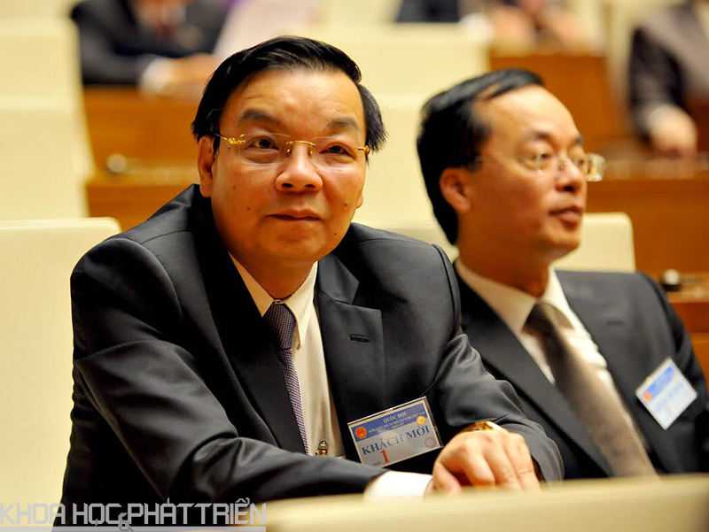Bộ trưởng Bộ Khoa học và Công nghệ Chu Ngọc Anh tham dự phiên họp sáng 28/7, Kỳ họp thứ nhất, Quốc hội khóa 14.