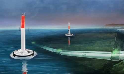  Thiết kế đường tàu Hyperloop dưới nước. Ảnh: Hyperloop One