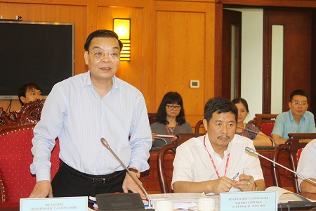 Bộ trưởng Bộ KH&CN Chu Ngọc Anh phát biểu tại Hội nghị.