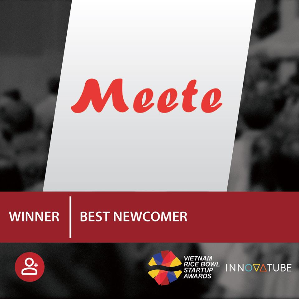 Meete đạt giải Hạng mục Startup mới của năm 