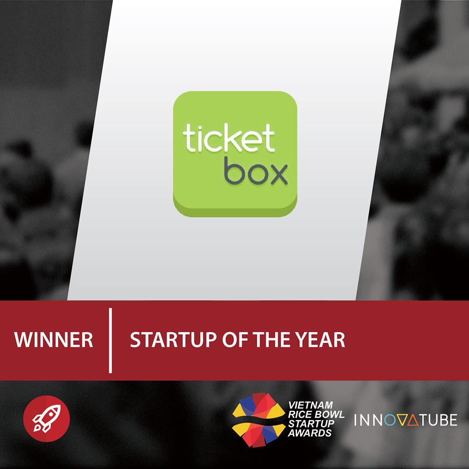 TicketBox là Hạng mục Startup up của năm 