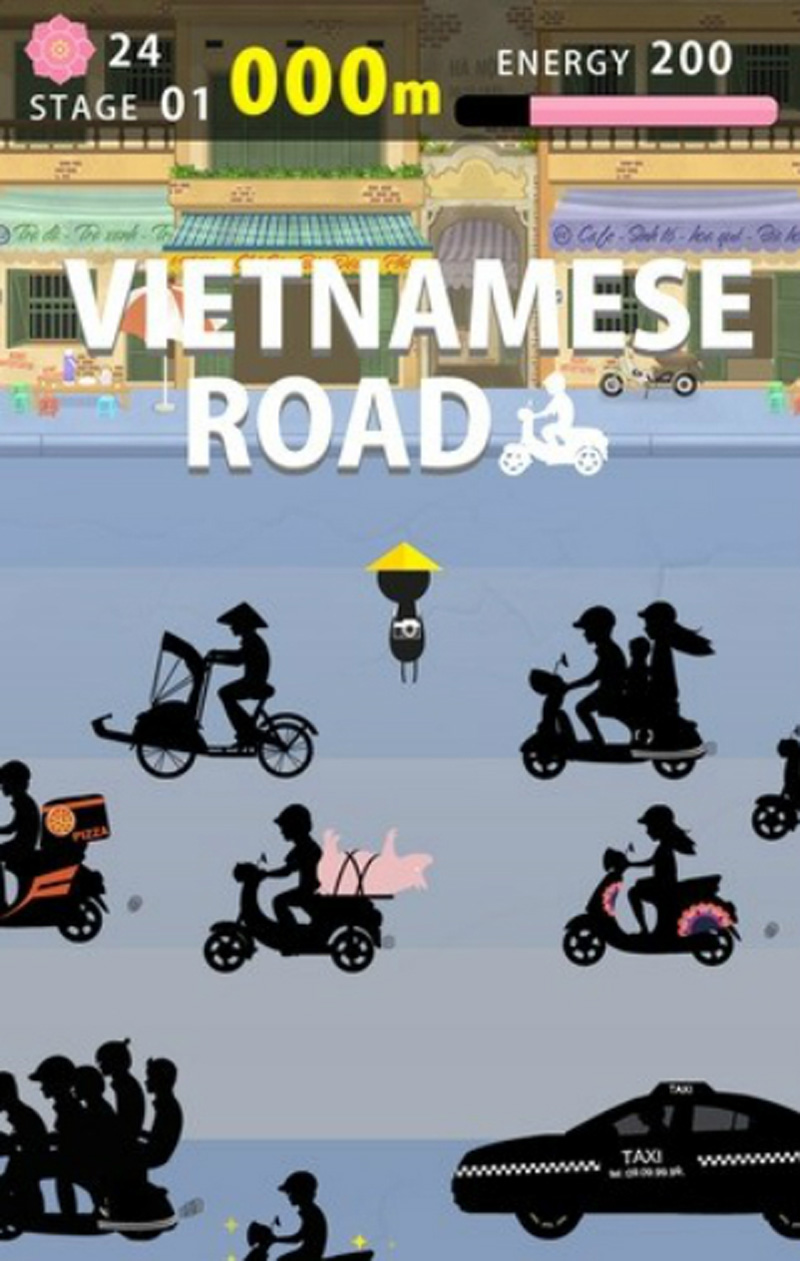 Giao diện trò chơi Vietnamese Road.