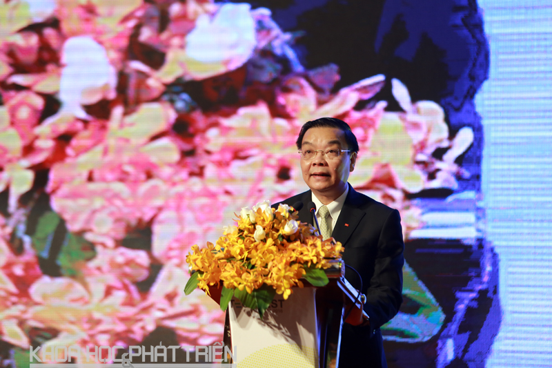 Bộ trưởng Chu Ngọc Anh phát biểu khai mạc Techfest 2016