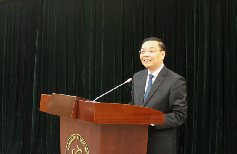 Bộ trưởng Bộ KH&CN Chu Ngọc Anh phát biểu tại buổi lễ.