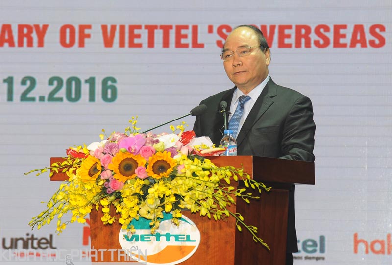Thủ tướng Nguyễn Xuân Phúc đánh giá cao những nỗ lực của Viettel
