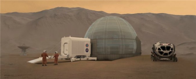 NASA công bố mô hình nhà ở cho phi hành gia trên Sao Hỏa - 1