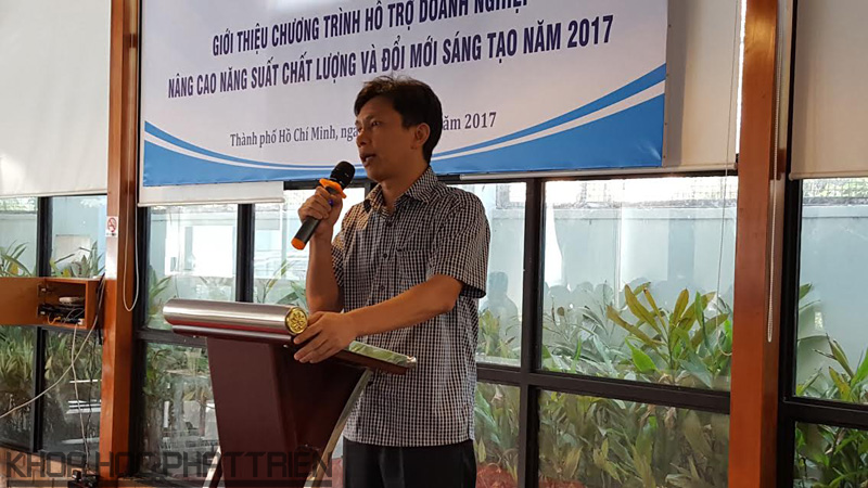 Ông Nguyễn Việt Dũng - Giám đốc Sở KH&CN TP.HCM chia sẻ những điểm mới của Chương trình