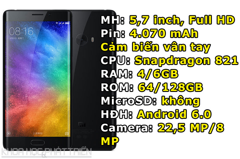 10. Xiaomi Mi Note 2 (148.854 điểm).