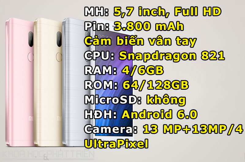8. Xiaomi Mi 5s Plus (151.423 điểm).
