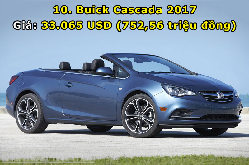 10. Buick Cascada 2017.