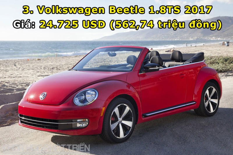 3. Volkswagen Beetle 1.8TS 2017.