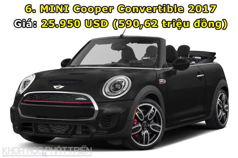 6. MINI Cooper Convertible 2017.