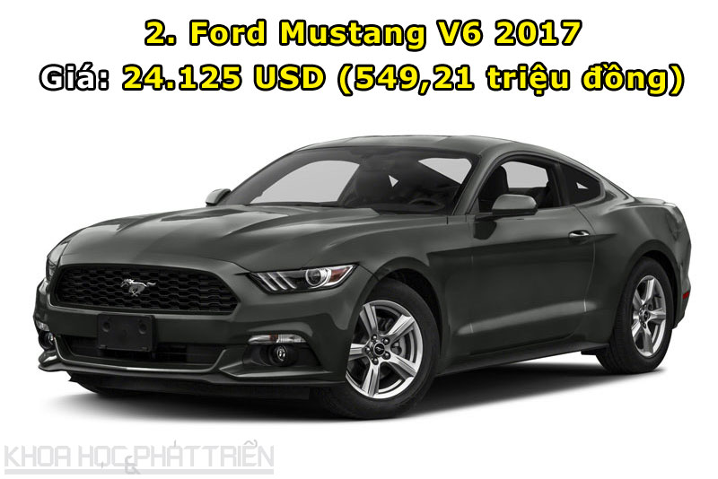 2. Ford Mustang V6 2017.