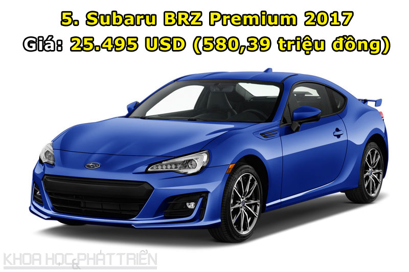5. Subaru BRZ Premium 2017.