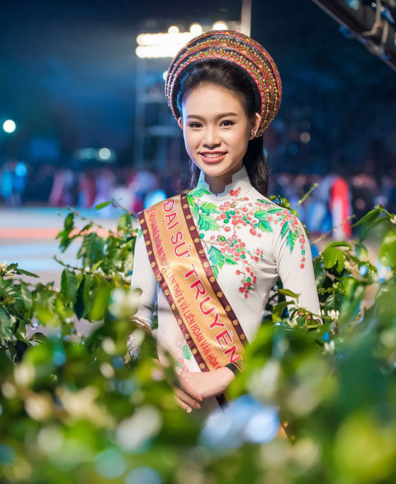 Top 10 hoa hậu Việt Nam năm 2016 - Phùng Ngọc Bảo Vân làm đại sứ Truyền thông của lễ hội. Ảnh: Vietnamnet.
